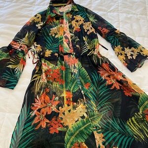 Zara beach cover up robe